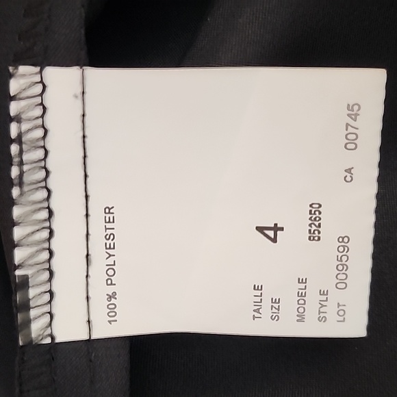 JS Collections vintage black dress pants - Picture 4 of 4